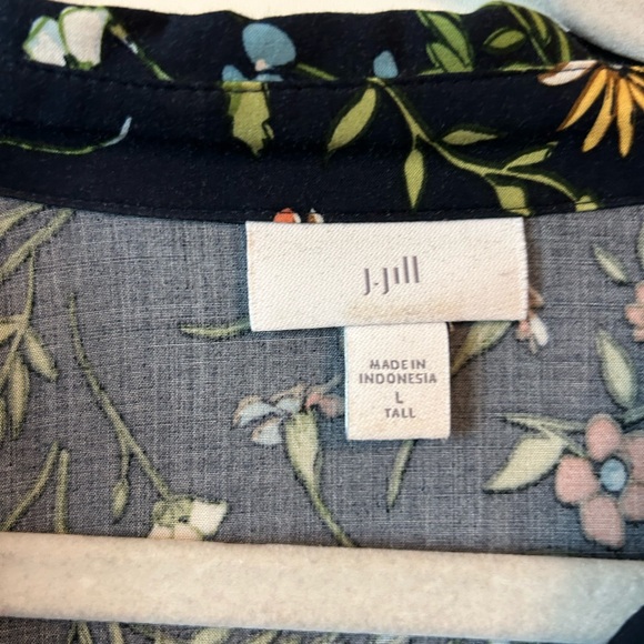 J. Jill long sleeve dress size large - Picture 2 of 5